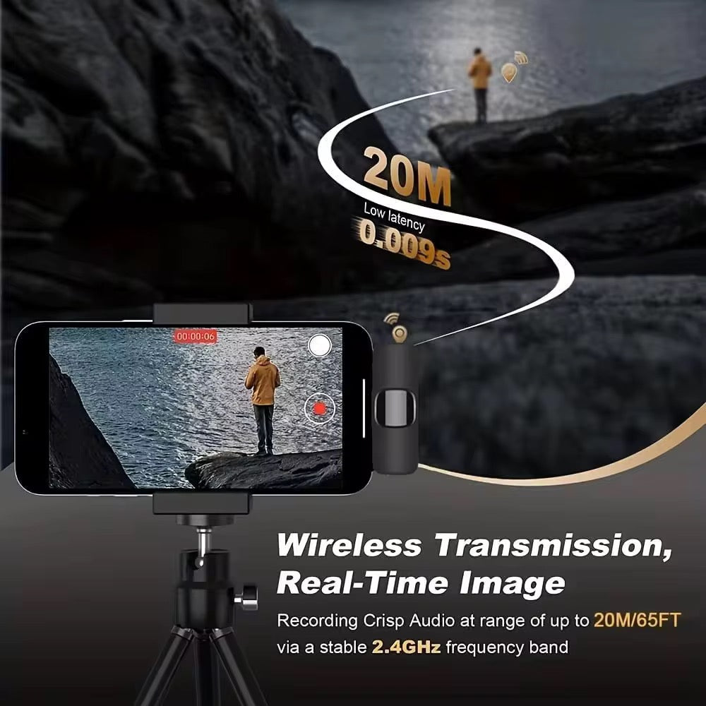 Wireless USC Microphone System – Clear Sound, Plug & Play, Long Battery Life | Ideal for Karaoke, Singing, Events, Podcasts & Presentations