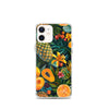 Vibrant tropical fruits like pineapples, mangoes, and papayas arranged Clear Case for iPhone®