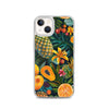 Vibrant tropical fruits like pineapples, mangoes, and papayas arranged Clear Case for iPhone®