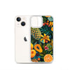 Vibrant tropical fruits like pineapples, mangoes, and papayas arranged Clear Case for iPhone®