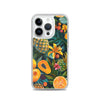 Vibrant tropical fruits like pineapples, mangoes, and papayas arranged Clear Case for iPhone®