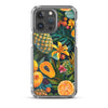 Vibrant tropical fruits like pineapples, mangoes, and papayas arranged Clear Case for iPhone®