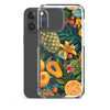 Vibrant tropical fruits like pineapples, mangoes, and papayas arranged Clear Case for iPhone®